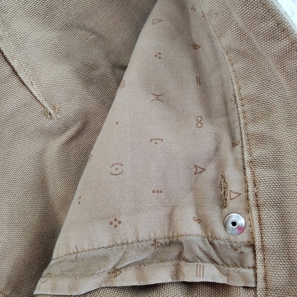 North Face Duck Canvas Workwear Utility Brush Pants Men 38 Khaki Relaxed (40x32) - Picture 9 of 14